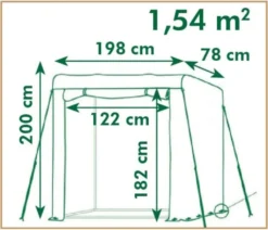 Nature Tomatengewächshaus 198x78x200 Cm -Günstiges Laube Lust Geschäft 9993fdb496bf08789ed52197f800ee57