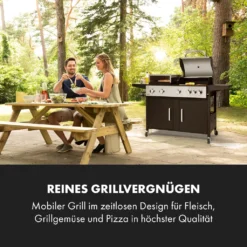 Klarstein Gasgrill Und Pizzaofen, Seitenbrenner Gasgrill Mit 6 Brenner, 20,5kW Edelstahl-Gasgrill, BBQ Gasgrill Für Balkon & Garten, Grill Für Propan, Gasgrills Mit Pizzastein & Thermometer 14 Klarstein Gasgrill Und Pizzaofen, Seitenbrenner Gasgrill Mit 6 Brenner, 20,5kW Edelstahl-Gasgrill, BBQ Gasgrill Für Balkon & Garten, Grill Für Propan, Gasgrills Mit Pizzastein & Thermometer -Günstiges Laube Lust Geschäft 9a0f27d24d5518d2b1645ae7e3d9b173