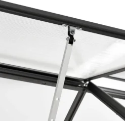 VidaXL Gewächshaus Anthrazit Aluminium 5,89 M² -Günstiges Laube Lust Geschäft 9a5211c83cfada758b6adcbaa3edaca8 1