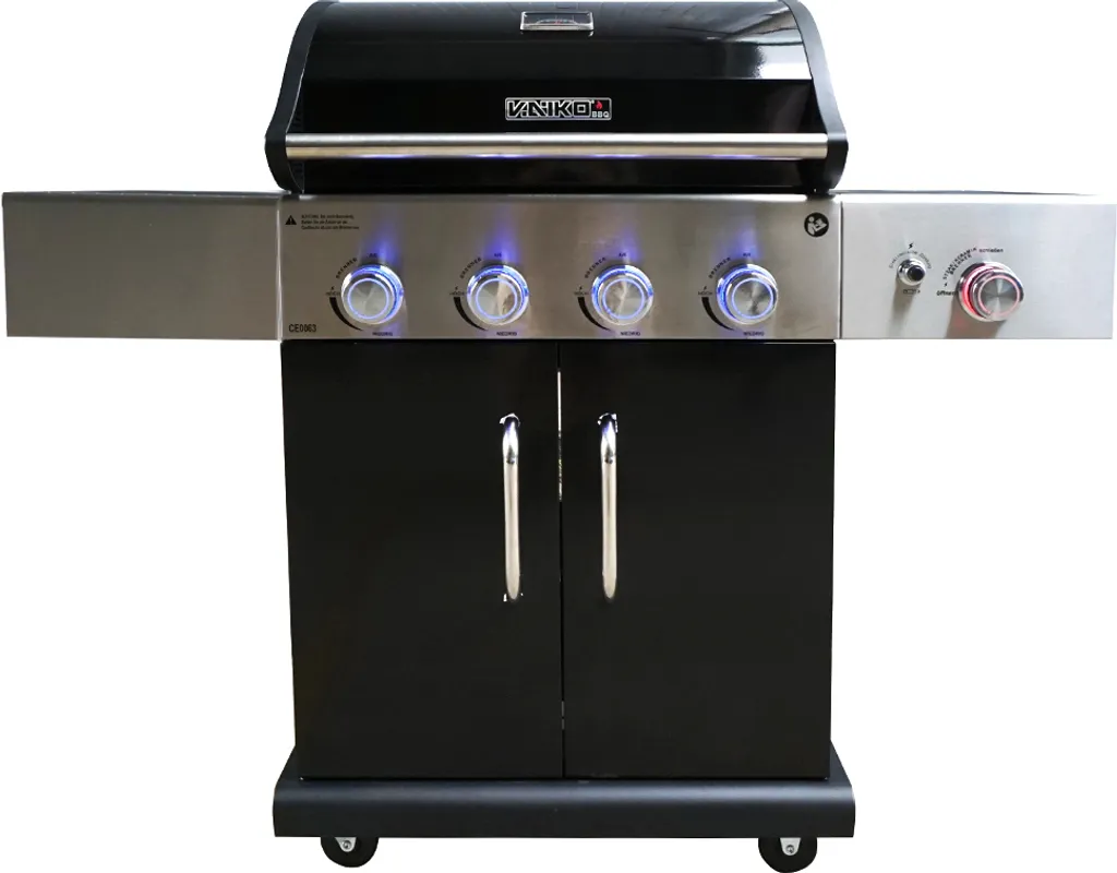 Vaiko Gasgrill 4 Edelstahl Brenner + 800°C Infrarot Keramik Brenner Prime Zone 4 Vaiko Gasgrill 4 Edelstahl Brenner + 800°C Infrarot Keramik Brenner Prime Zone – Bild 2