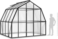 VIDAXL Gewächshaus Mit Fundamentrahmen Anthrazit 6,43 M² Aluminimum -Günstiges Laube Lust Geschäft 9c201abe9903e10e72ee9a5d007b8aa1
