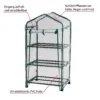 Tectake Mobiles Foliengewächshaus Mit 3 Ablagen 69x49x133cm - Transparent -Günstiges Laube Lust Geschäft 9cff90f69df7146917bb5fcb0b2e3df9