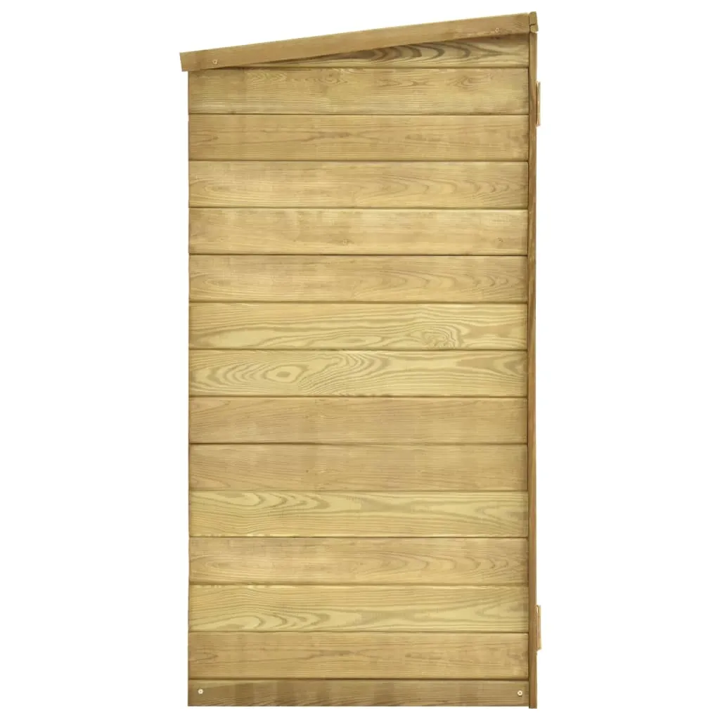 VidaXL Garten-Geräteschuppen 135x60x123 Cm Kiefernholz Imprägniert 7 VidaXL Garten-Geräteschuppen 135x60x123 Cm Kiefernholz Imprägniert – Bild 5