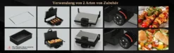 Kontaktgrill, Scheffler 2000W Optigrill, Multi Grill, Lahmacun Makinasi, Grill, Toaster, Brotmaschine, Edelstahl Tischgrill Mit Grill, Brotbackform, Kasserolle, Antihaft-Beschichtung -Günstiges Laube Lust Geschäft 9e55ed651074d745cd9df47e8470a3a1