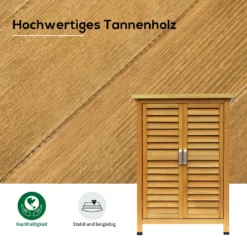MCombo Gartenschrank Gerätehaus Geräteschuppen Garten Schuppen Schrank Holz 1200 -Günstiges Laube Lust Geschäft a07b9b76fdfd2ac6ee1243661028c62d