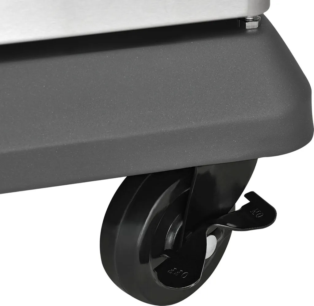 Juskys Gasgrill Kansas Mit 4 Brenner 12 KW, BBQ Grill Mit Gusseisen-Grillrost, Warmhalterost & Thermometer, XL Grillwagen 2 Seitenablagen & 4 Räder 18 Juskys Gasgrill Kansas Mit 4 Brenner 12 KW, BBQ Grill Mit Gusseisen-Grillrost, Warmhalterost & Thermometer, XL Grillwagen 2 Seitenablagen & 4 Räder – Bild 16