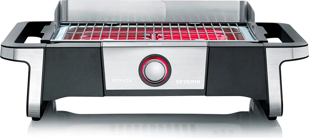 Severin PG 8113 Senoa Boost Tischgrill 3000W Safe-Touch Thermostat Grillrost 4 Severin PG 8113 Senoa Boost Tischgrill 3000W Safe-Touch Thermostat Grillrost – Bild 2