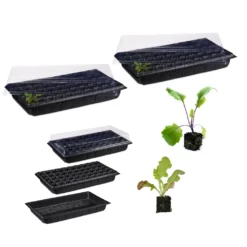 Relaxdays 2 X Zimmergewächshaus Mit 50 Fächern