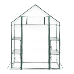 Juskys Foliengewächshaus 1 M² Aufrollbare Tür - Gewächshaus Für Tomaten - Stabiles Balkon Treibhaus Mit 4 Ebenen, Großem Eingang, PVC-Abdeckung -Günstiges Laube Lust Geschäft a1b1b61a262f09ed6e9f785cd56093a8