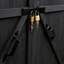 2er-Fahrradgarage HWC-H60, Fahrradbox Geräteschuppen Gerätehaus, Abschließbar 151x200x200cm Anthrazit 19 2er-Fahrradgarage HWC-H60, Fahrradbox Geräteschuppen Gerätehaus, Abschließbar 151x200x200cm Anthrazit -Günstiges Laube Lust Geschäft a2146ee12e75649db0d41b0a21254247