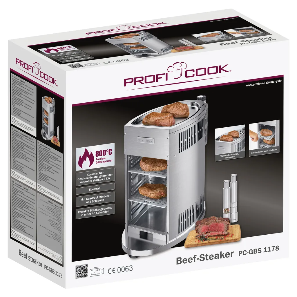 ProfiCook Gas Beef Grill PC-GBS 1178 11 ProfiCook Gas Beef Grill PC-GBS 1178 – Bild 9