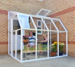 Rion Kunststoff Anlehngewächshaus Sun Room 34 | Weiß | 262x201x247x Cm 23 Rion Kunststoff Anlehngewächshaus Sun Room 34 | Weiß | 262x201x247x Cm -Günstiges Laube Lust Geschäft a2b8acc9e5e452b6c220ed086ad02e3d