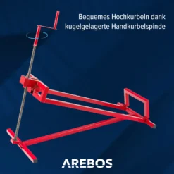 AREBOS Rasentraktorheber, 450 Kg, 45° Neigungswinkel, Rasentraktor Hebevorrichtung, Hebebühne, Aufsitzmäher, Reinigungshilfe -Günstiges Laube Lust Geschäft a3e0eab34b20ef338b442bca47f8ddb6