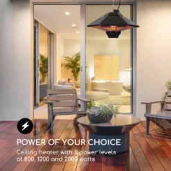 Heat Hexa Infrarot-Heizstrahler 800/1200/2000W Halogen IP34 LED -Günstiges Laube Lust Geschäft a60cbc35dde04deea05d156d8effd431