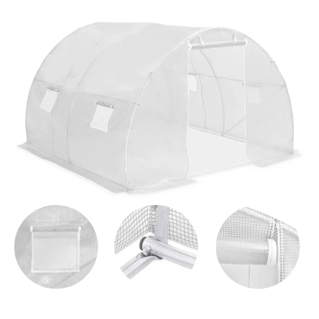 VidaXL Gewächshaus 9 M² 300×300×200 Cm 6 VidaXL Gewächshaus 9 M² 300×300×200 Cm – Bild 4