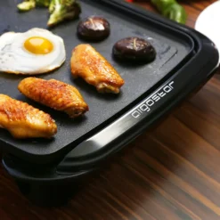 Aigostar Teppanyaki Tischgrill Elektrisch,Antihaftende Grillplatte,1800W,Verstellbarer Temperaturregler,Fettauffangschale. -Günstiges Laube Lust Geschäft a6e002c059036b60731ffbade6f35f3b