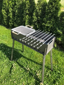 Schaschlik Grill, Mangal Aus 4 Mm Stahl (ST37) Zerlegbar XXL -Günstiges Laube Lust Geschäft a762890d592b47b28000a42fdbd45531