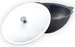 Kukmara Utschak Feuerofen + 22 Liter Gusseisen Kazan INNEN GLATT Namangan + Schaumlöffel Feldküche Kessel Feuer-Ofen Kasan -Günstiges Laube Lust Geschäft a8621950e20647c4b6f9f2f221539107