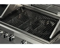 Gasgrill Enders Kansas II Pro 4 SIK Profi Turbo 153 X 64 X 118 Cm 4 Brenner + Rückbrenner + Seitenbrenner Silber Inkl. Deckelthermometer, Fettauffangschale, Grillrost, Hochleistungshitzezone, Warmhalterost, Seitenablage Grillrost -Günstiges Laube Lust Geschäft a8c5b80972dfb75bec61a8fc60472461
