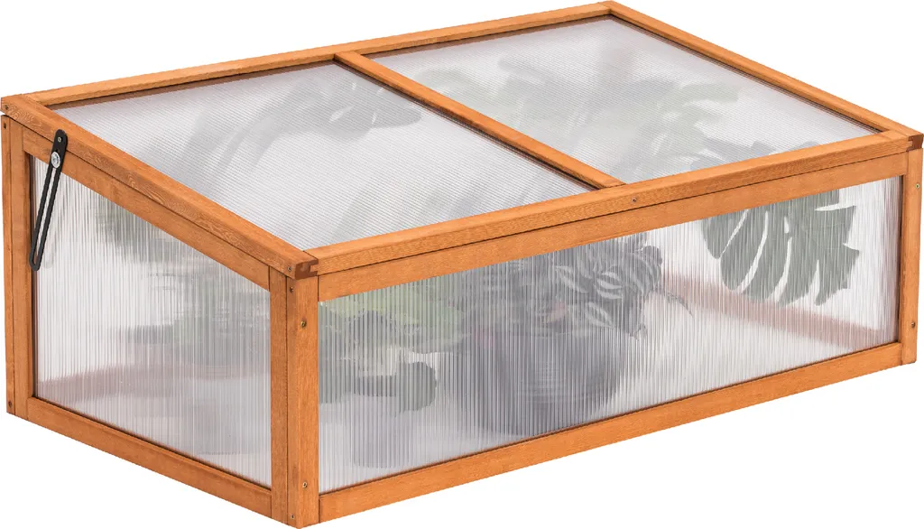 MCombo Frühbeet Gewächshaus Treibhaus Frühbeetkasten Aufsatz Pflanzenbeet Holz 0698 8 MCombo Frühbeet Gewächshaus Treibhaus Frühbeetkasten Aufsatz Pflanzenbeet Holz 0698 – Bild 6