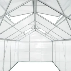 Tectake Gewächshaus Aus Aluminium Mit Fundament - 375 X 185 X 195 Cm -Günstiges Laube Lust Geschäft a98312be4f2d852980d0f8ea4e36ec96 1