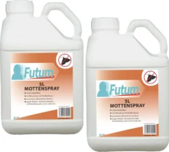 FUTUM 2x5L Motten Spray Motten Mittel Gegen Motten Larven Bekämpfen Abwehr