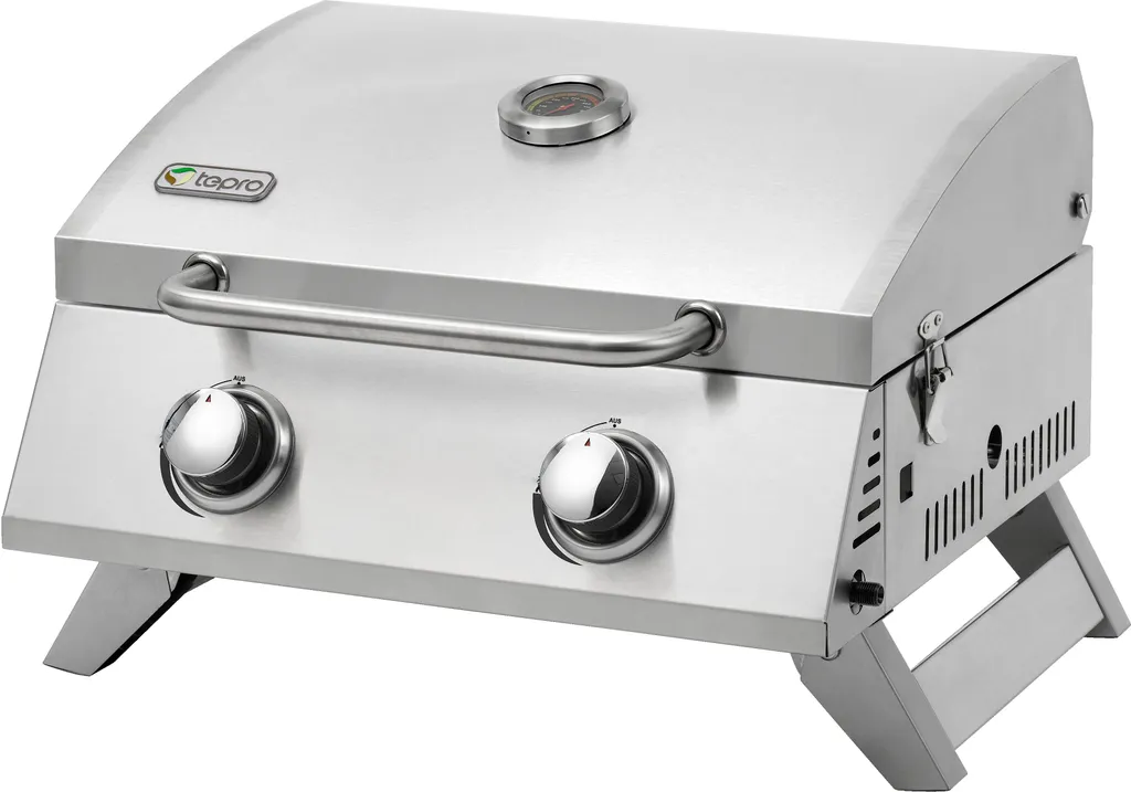 Tepro Tischgasgrill Chicago, 2-Brenner, Grillfläche: 47,5 X 35 Cm 12 Tepro Tischgasgrill Chicago, 2-Brenner, Grillfläche: 47,5 X 35 Cm – Bild 10