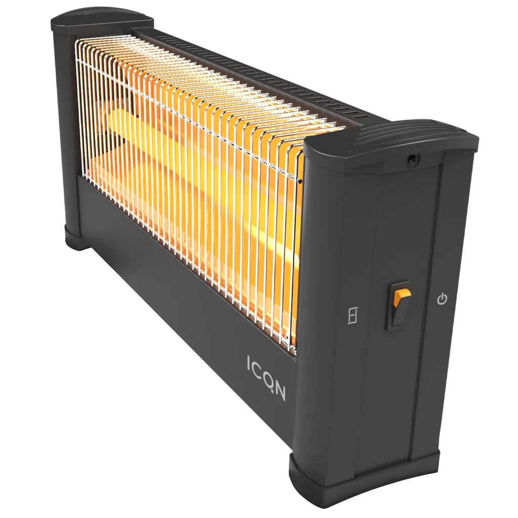 ICQN Infrarot Standheizstrahler, Für Räume Bis 9m², 900 W, IP20, Elektroheizung, 135 Zentimeter Kabel, Heizstrahler Für Büro Oder Haus, Infrarotheizer, IQ.0900.APW 4 ICQN Infrarot Standheizstrahler, Für Räume Bis 9m², 900 W, IP20, Elektroheizung, 135 Zentimeter Kabel, Heizstrahler Für Büro Oder Haus, Infrarotheizer, IQ.0900.APW – Bild 2