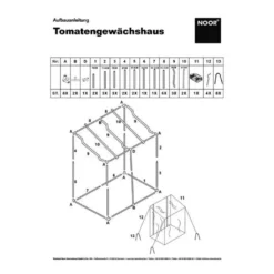 Tomatenhaus Premium 200x75x175cm UV-Gitterfolie -Günstiges Laube Lust Geschäft ab7f4ed53cb50b492fd153a2f35e38f9