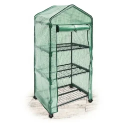 Relaxdays Gewächshaus Mit Rollen Und 3 Etagen
