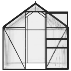 VidaXL Gewächshaus Anthrazit Aluminium 2,47 M² -Günstiges Laube Lust Geschäft acf8c70d32f34f2f1aeede0284157838