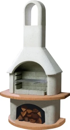 Buschbeck Gartengrillkamin Carmen Grau-Terrakotta 90001.000