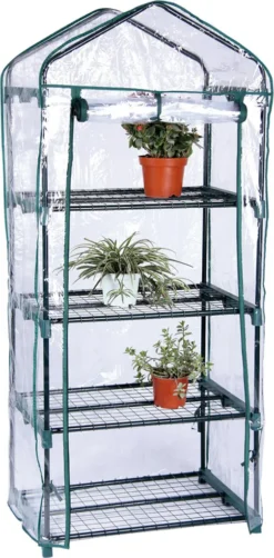 Linder Exclusiv Gewächshaus, Foliengewächshaus MC4303 160x69x50 Cm