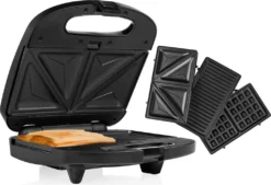 Tristar 3-in-1 Sandwichmaker SA-3070 800 W Schwarz Und Silbern -Günstiges Laube Lust Geschäft aed099b7ef474d011214f6d221efd555