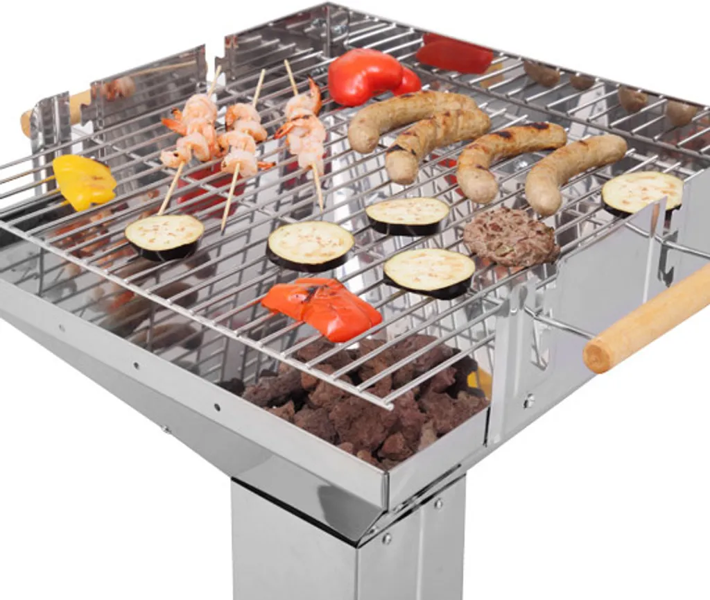 Tepro Edelstahl-Trichtergrill "Vista", Windschutz, Feuerwanne, Holzkohlegrill; 1066 18 Tepro Edelstahl-Trichtergrill "Vista", Windschutz, Feuerwanne, Holzkohlegrill; 1066 – Bild 16