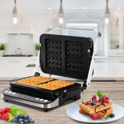 ONVAYA Kontaktgrill 3 In 1 Mit Wechselplatten: Grillplatte, Flachplatte & Waffelplatte, Sandwichmaker, Aufklappbar Als Tischgrill, 2000 Watt, Antihaftbeschichtet -Günstiges Laube Lust Geschäft aff1c0e363538d3d3e13187ec5f8aa76