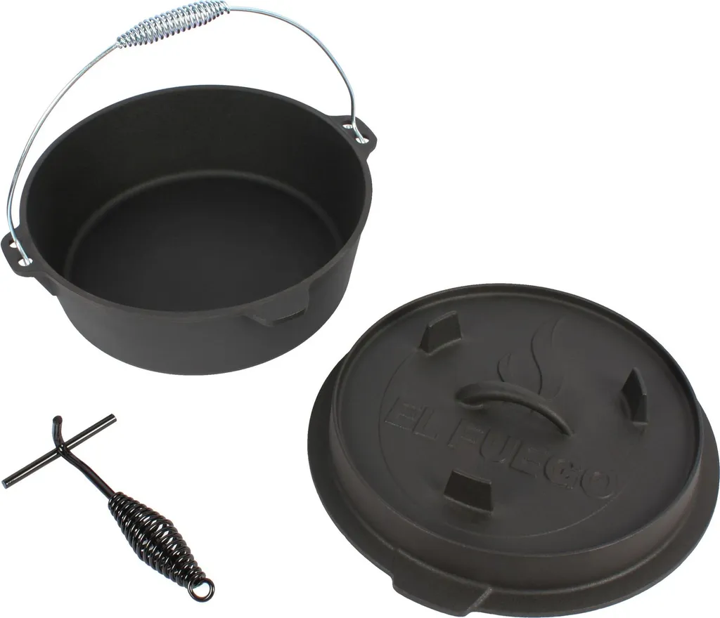 El Fuego Dutch Oven 5,6 L, Deckel 1,7 L, AY4621 8 El Fuego Dutch Oven 5,6 L, Deckel 1,7 L, AY4621 – Bild 6