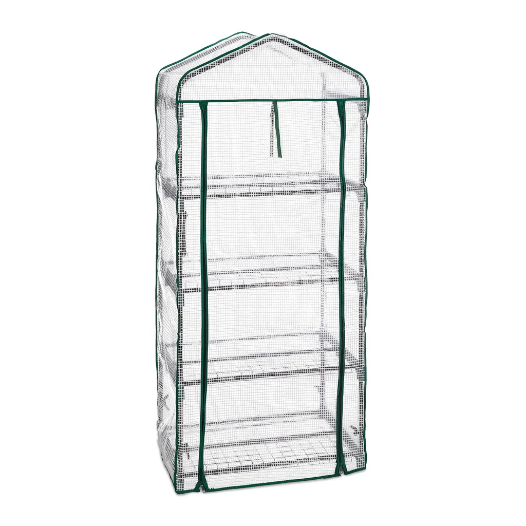 Relaxdays Gewächshaus Für Balkon Mit PE-Folie 12 Relaxdays Gewächshaus Für Balkon Mit PE-Folie – Bild 10