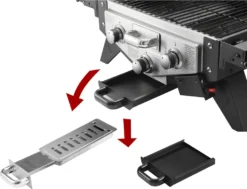 El Fuego Tischgasgrill Smoker "Medison" Silber Gasgrill/Grill/Steak/BBQ -Günstiges Laube Lust Geschäft b1c5a5eab4288c12e503c6974c28a74f