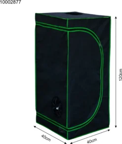 Mucola Gewächshaus Pflanzenzelt Growbox 40x40x120 Cm Schwarz Grün Indoor Pflanzenzelt Zuchtzelt Growroom Zuchtschrank Darkroom Grow Tent Frühbeet Zimmergewächshaus Growschrank -Günstiges Laube Lust Geschäft b2534a011383f57c31c68efb8ca85ae4