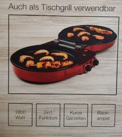 Tec Star Pizzamaker Tischgrill 2in1 1800 W 28 Cm Ø Antihaftbeschichtung -Günstiges Laube Lust Geschäft b2e596cc2a171e75253d012619aff415