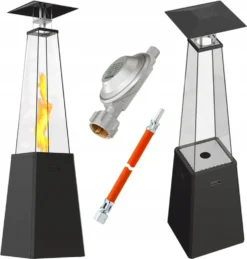 Gasheizstrahler Umbrella BS Stahl Schwarz 12kW Set -Günstiges Laube Lust Geschäft b2f7ac466ca99ac5dc9ab1a743edaac9