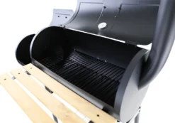 RAMROXX® BBQ XL Smoker Holzkohle Barbecue Grill RX970 Schwarz Mit Abdeckung -Günstiges Laube Lust Geschäft b32bf076d63ac7c45a277ae07c672524