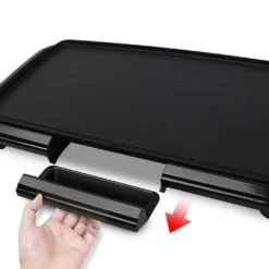 Aigostar Teppanyaki Tischgrill Elektrisch,Antihaftende Grillplatte,1800W,Verstellbarer Temperaturregler,Fettauffangschale. -Günstiges Laube Lust Geschäft b38beaca4c6386d3a3d855bd174eaa09