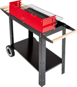 Tectake Holzkohlegrill Grillwagen - Schwarz/rot -Günstiges Laube Lust Geschäft b3bbaf42f73868d33d1e77e5c12f3d90