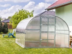 Gewächshaus KLASIKA 12 (3x4m) Mit Fundamenten Und 4mm Polycarbonat; -Günstiges Laube Lust Geschäft b42dfb5736bc23bc37d6dca6092cd769