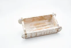 Chic Antique ZIEGELFORM 1-fach UNIKA Weiß Holz Unikat Aufbewahrung Box Holzkiste -Günstiges Laube Lust Geschäft b466c744512d7a16f589dea107e81187