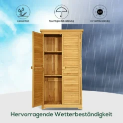 MCombo Gartenschrank Gerätehaus Geräteschuppen Garten Schuppen Schrank Holz 0870 -Günstiges Laube Lust Geschäft b48f4e8ec8b922ed4f9705b65225db8e