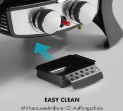 Klarstein Parforce Duo Gasgrill BBQ-Gasgrill Mit 4,4kW - 2 Brenner, Bis 300 °C, Gastyp: Butan/Propan, Edelstahl, 15000 BTU, Elektrische Zündung, 50 X 39 Cm Große Grillfläche, Deckel, Schwarz -Günstiges Laube Lust Geschäft b50ea1a0dd7790641baa1a5742b16800