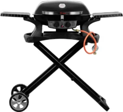 BBQ-Toro Tragbarer Tisch Gasgrill Mit Grilltisch Für Balkon, Camping